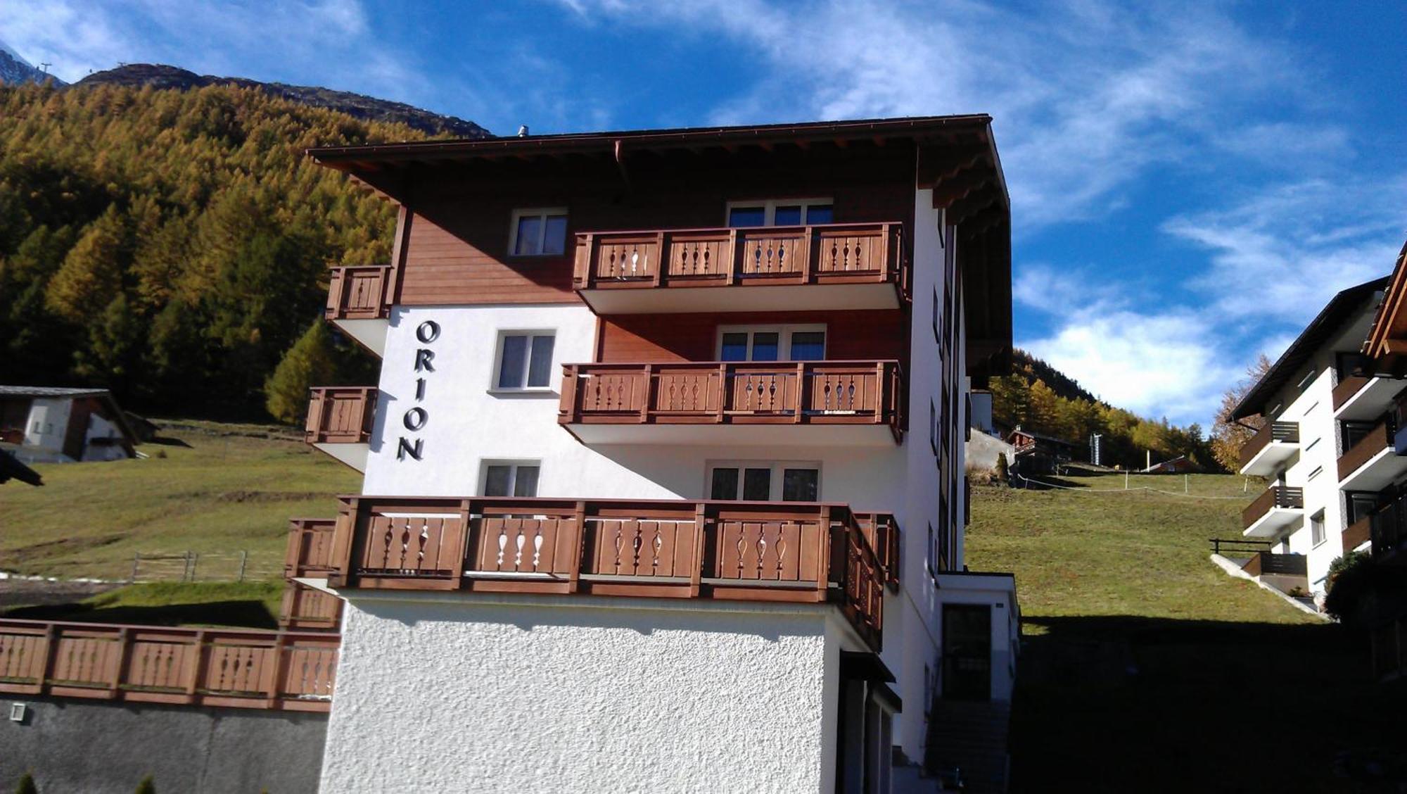 Ferienwohnung Haus Orion Saas-Fee Exterior foto