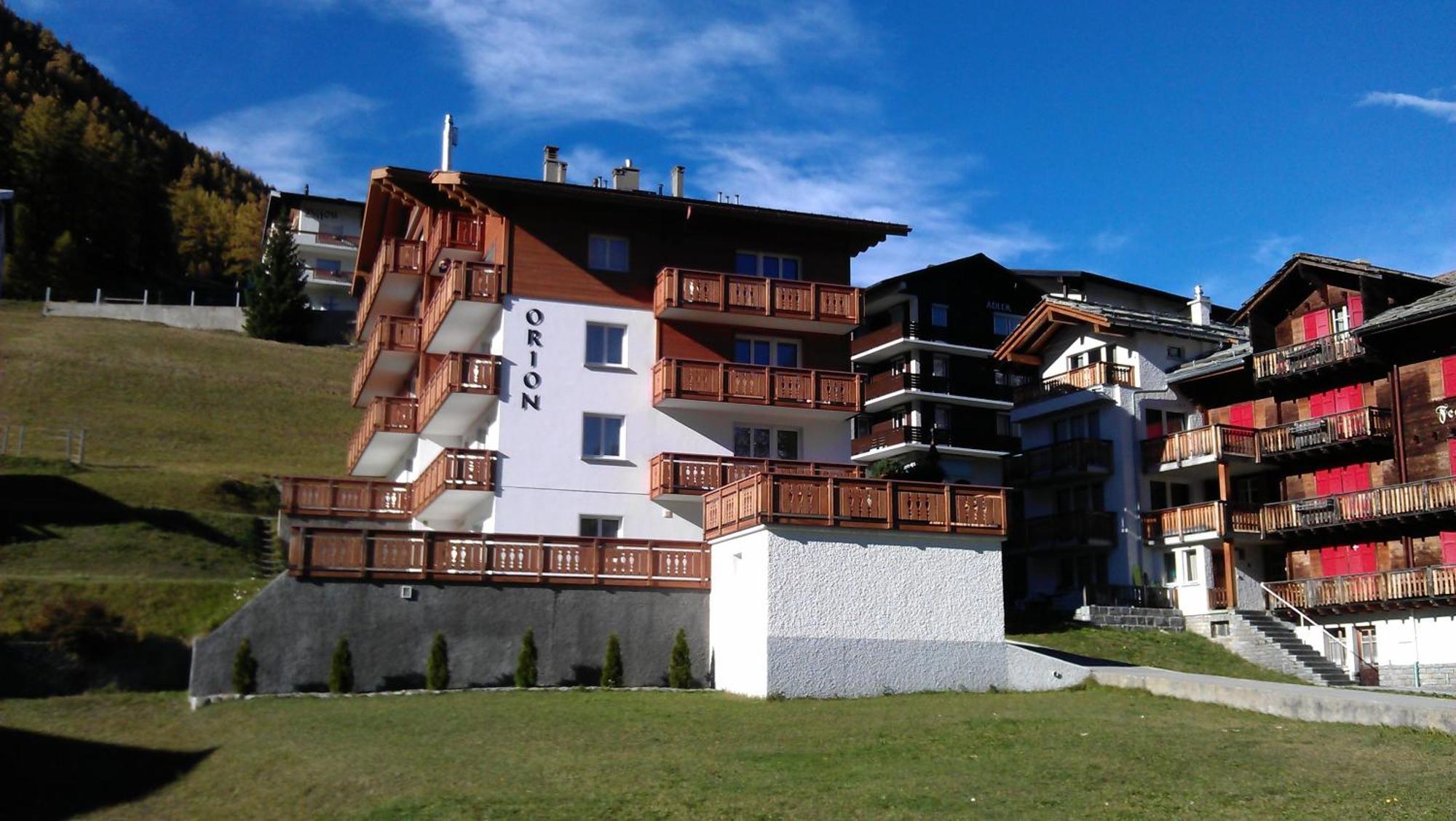 Ferienwohnung Haus Orion Saas-Fee Exterior foto