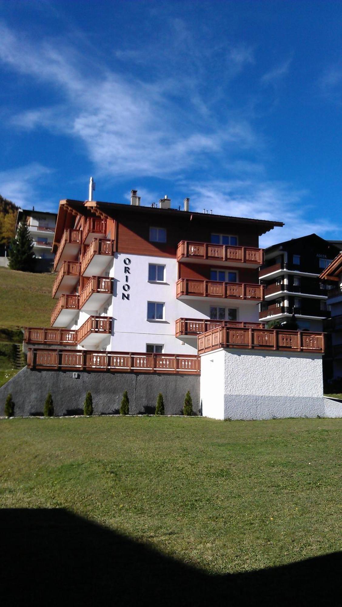 Ferienwohnung Haus Orion Saas-Fee Exterior foto