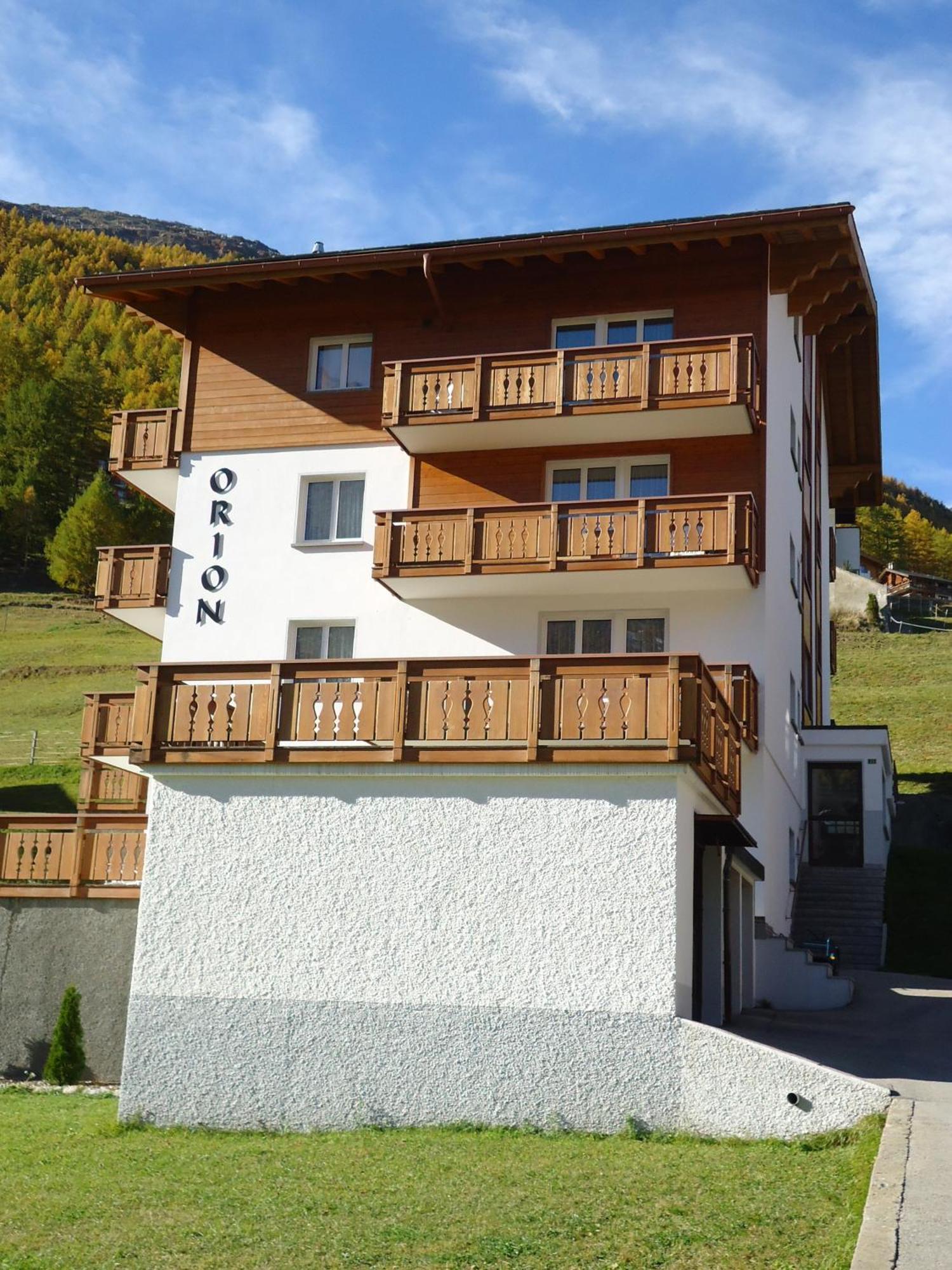 Ferienwohnung Haus Orion Saas-Fee Exterior foto