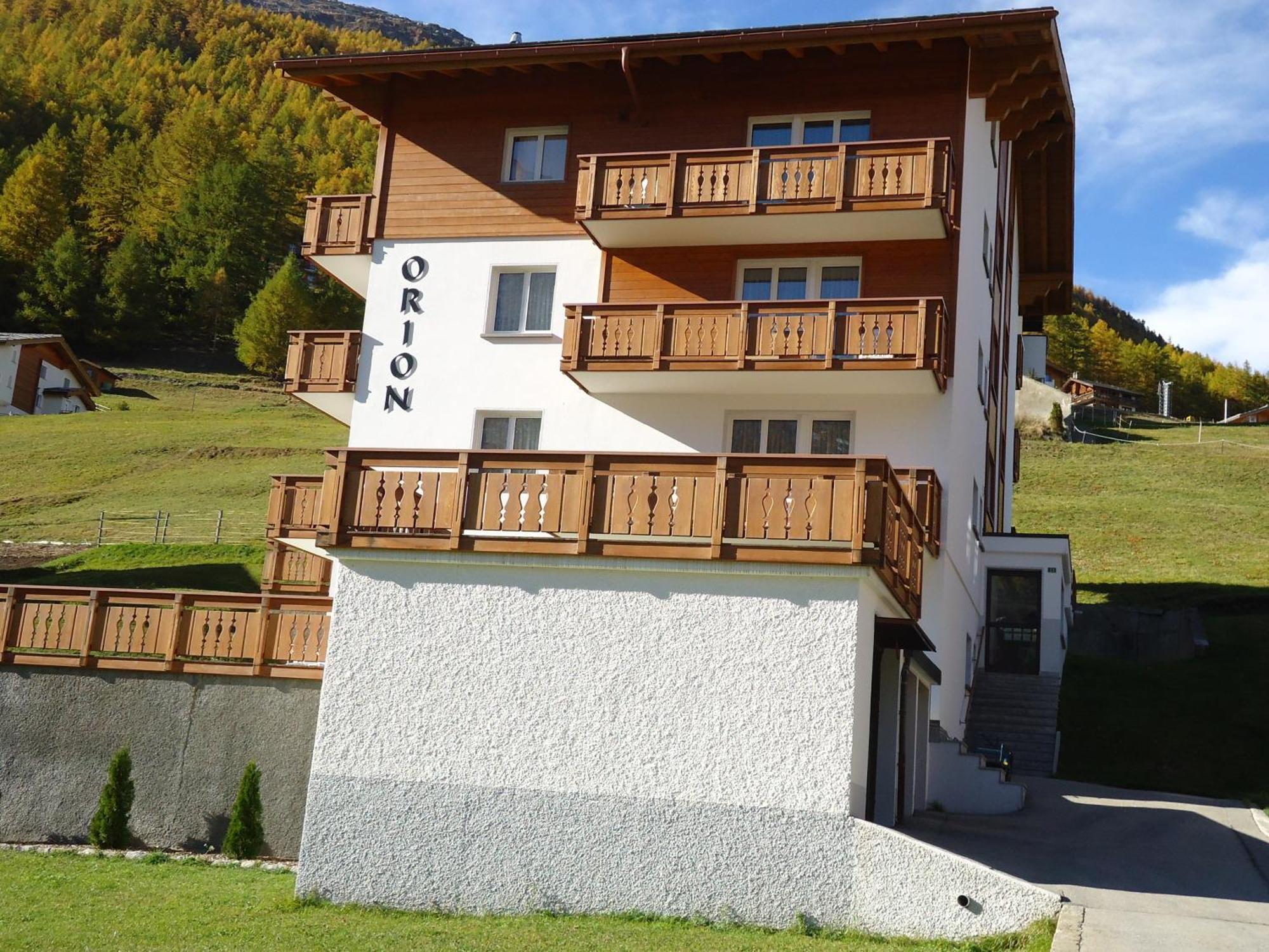 Ferienwohnung Haus Orion Saas-Fee Exterior foto