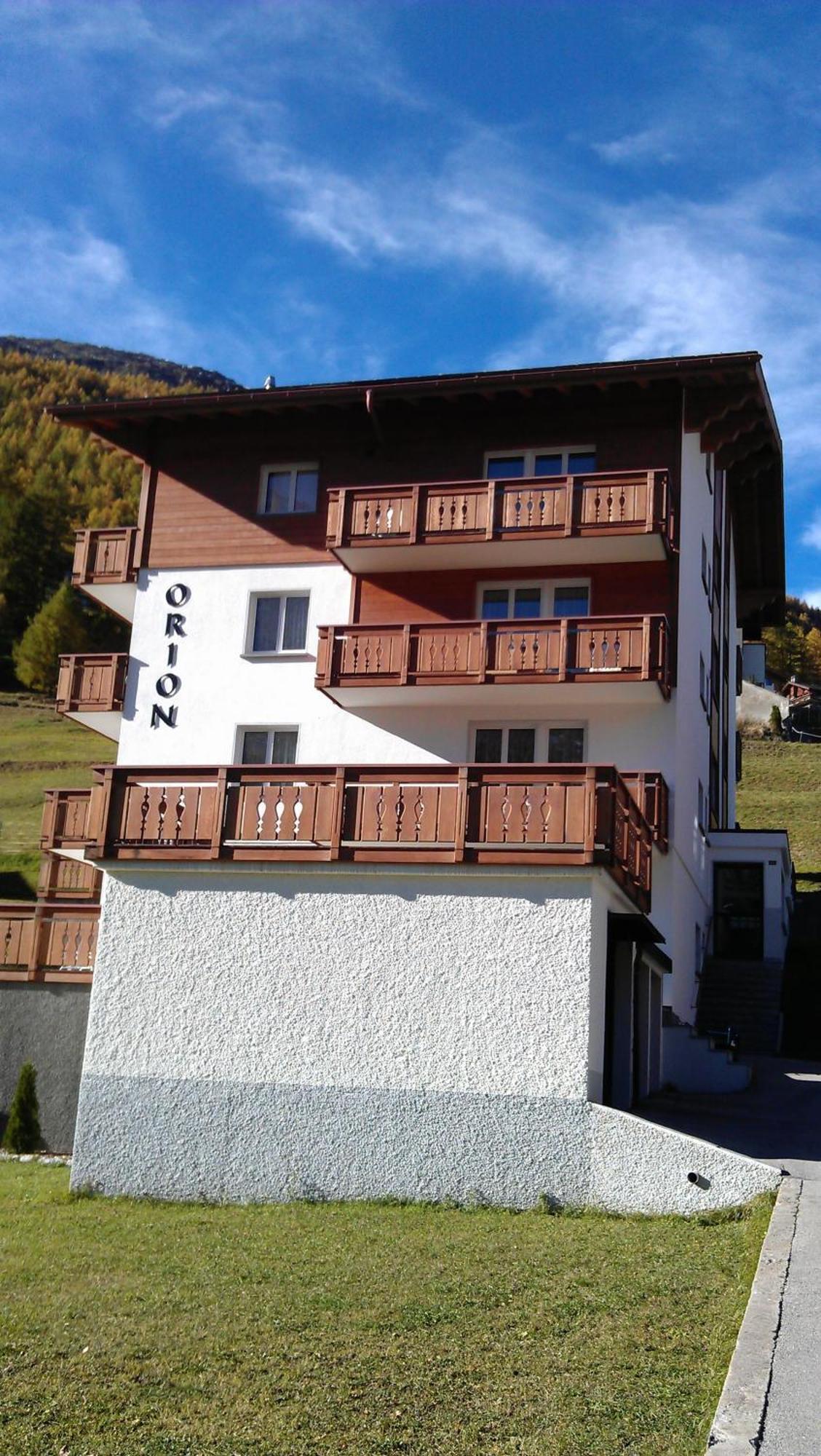 Ferienwohnung Haus Orion Saas-Fee Exterior foto