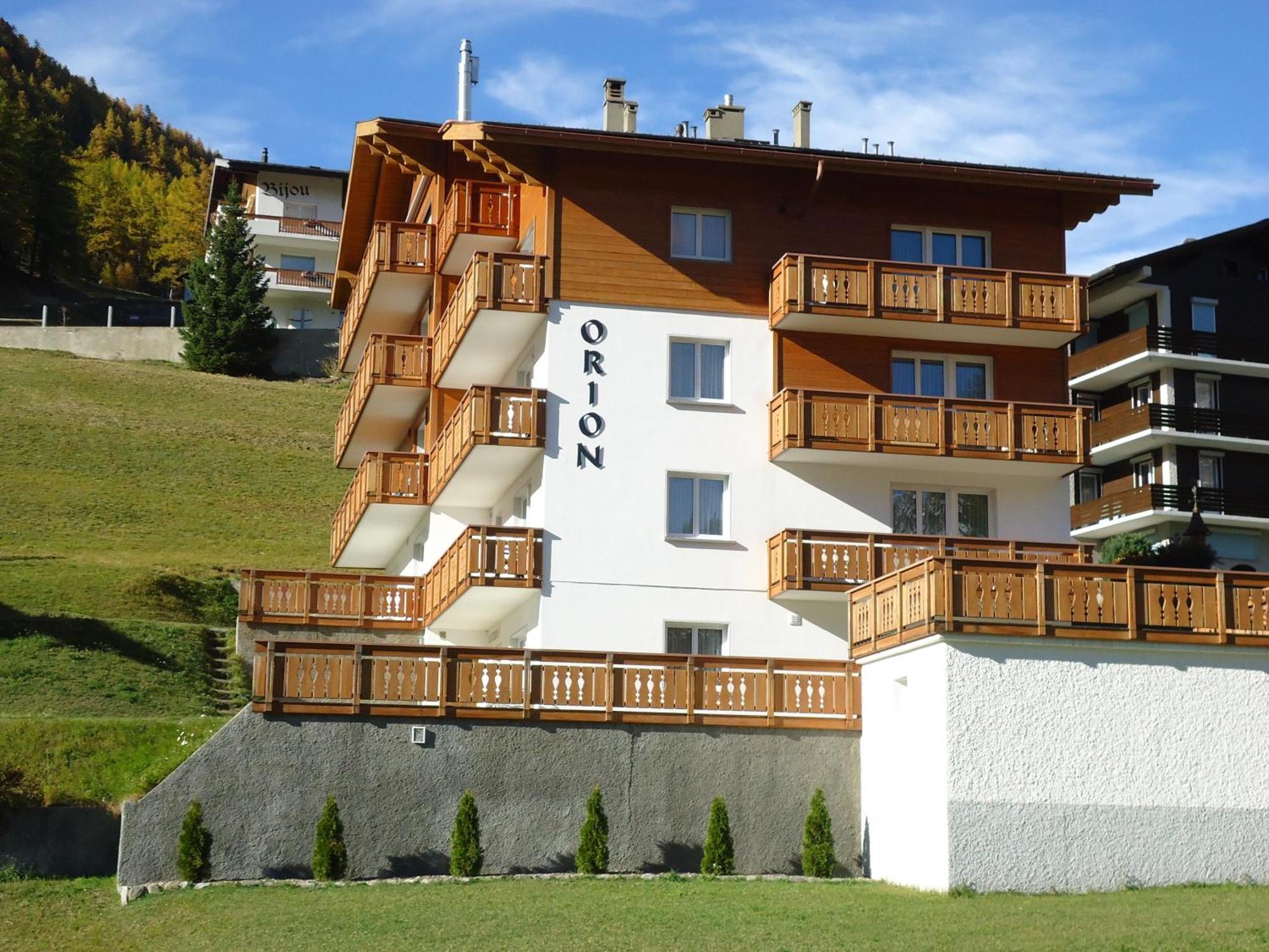 Ferienwohnung Haus Orion Saas-Fee Exterior foto