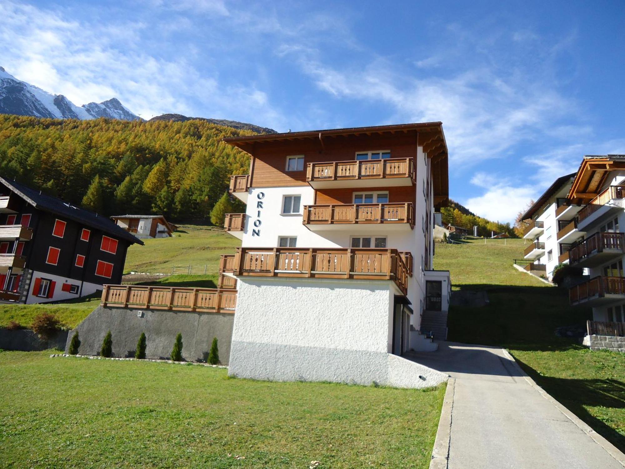 Ferienwohnung Haus Orion Saas-Fee Exterior foto