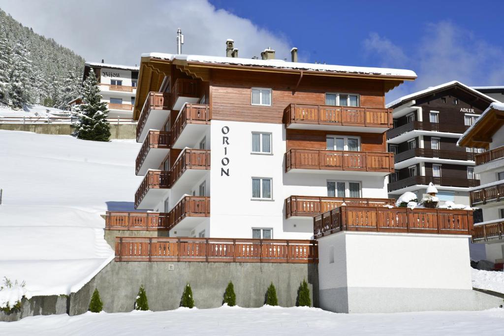 Ferienwohnung Haus Orion Saas-Fee Exterior foto